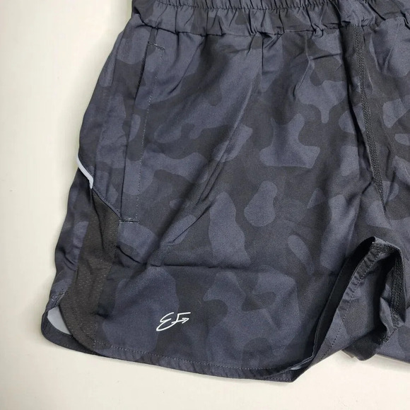 Lot of 2 Ever Forward Workout Shorts Women's Size Medium Navy Black Camo New - Picture 7 of 9